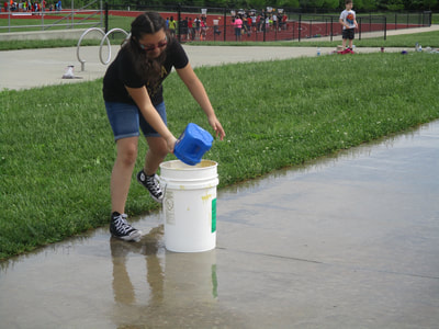 Elem Field Day water game