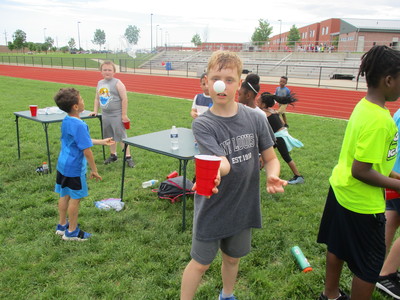 Elem Field Day Ping Pong Ball in Cup Catch