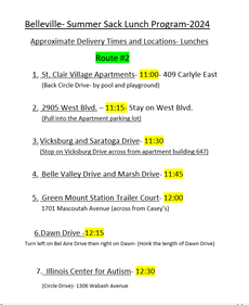 Approximate Delivery Times
